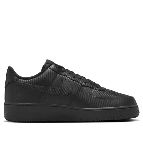 Nike Air Force 1 Low Black Carbon Fiber alacsony szárú sneaker – termékfotó, oldalnézet