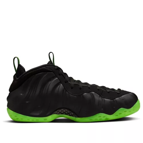 Nike Air Foamposite One Black Volt alacsony szárú sneaker – termékfotó, oldalnézet