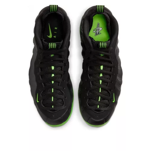 Nike Air Foamposite One Black Volt alacsony szárú sneaker – termékfotó, oldalnézet