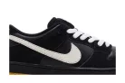 Nike Dunk Low Pro SB Black White Gum férfi alacsony szárú utcai sneaker fekete fehér