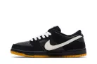 Nike Dunk Low Pro SB Black White Gum férfi alacsony szárú utcai sneaker fekete fehér