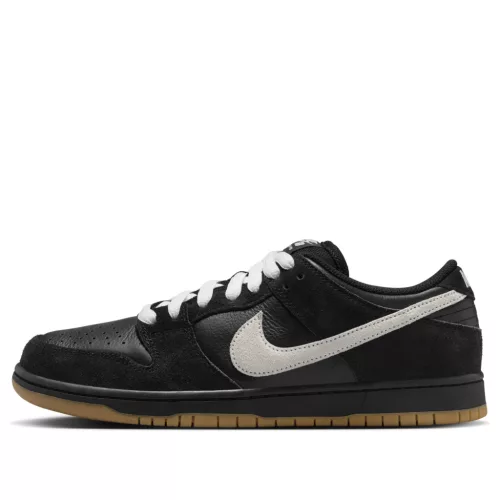 Nike Dunk Low Pro SB Black White Gum alacsony szárú sneaker – termékfotó, oldalnézet