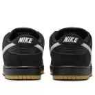 Nike Dunk Low Pro SB Black White Gum alacsony szárú sneaker – termékfotó, oldalnézet