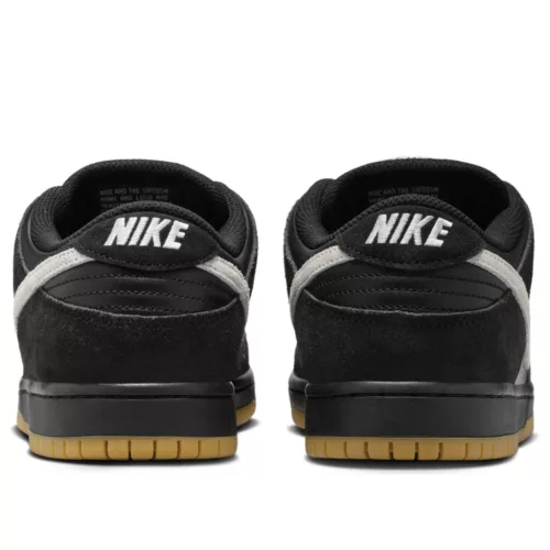 Nike Dunk Low Pro SB Black White Gum alacsony szárú sneaker – termékfotó, oldalnézet