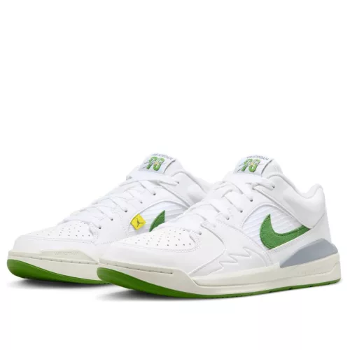 Jordan Stadium 90 White Sail Lightning Chlorophyll (Women's) alacsony szárú sneaker – termékfotó, oldalnézet