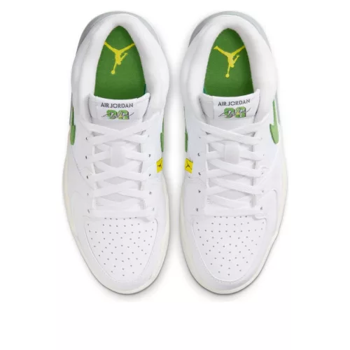 Jordan Stadium 90 White Sail Lightning Chlorophyll (Women's) alacsony szárú sneaker – termékfotó, oldalnézet