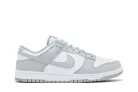 Nike Dunk Low White Light Smoke Grey férfi alacsony szárú utcai sneaker fehér szürke