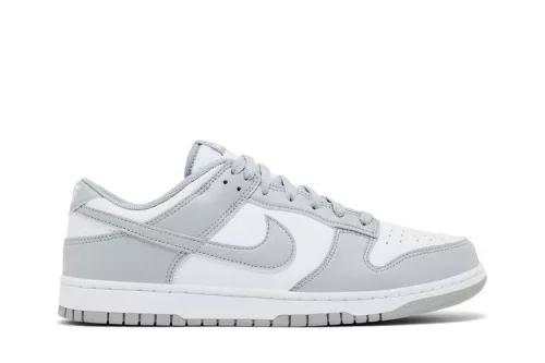 Nike Dunk Low White Light Smoke Grey férfi alacsony szárú utcai sneaker fehér szürke