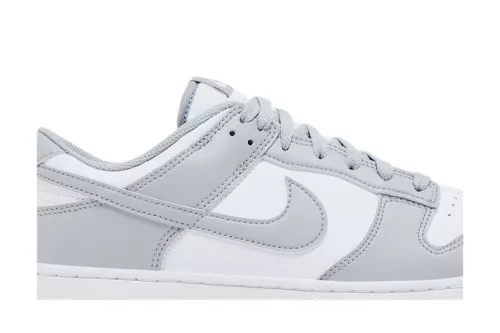 Nike Dunk Low White Light Smoke Grey férfi alacsony szárú utcai sneaker fehér szürke