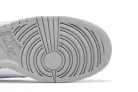 Nike Dunk Low White Light Smoke Grey férfi alacsony szárú utcai sneaker fehér szürke