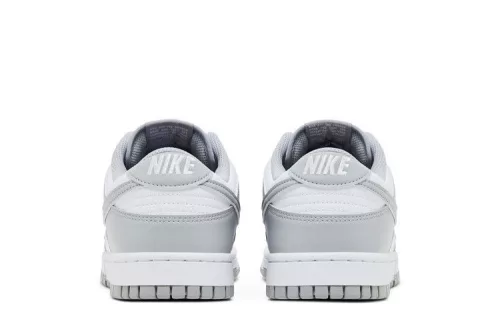 Nike Dunk Low White Light Smoke Grey férfi alacsony szárú utcai sneaker fehér szürke