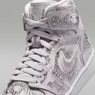 Jordan 1 Retro High OG Swarovski Vast Grey (Women's) magas szárú sneaker – termékfotó, oldalnézet