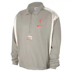 Team 13 Women's Nike WNBA Fleece Top College Grey/Phantom/Brilliant Orange – termékfotó, oldalnézet