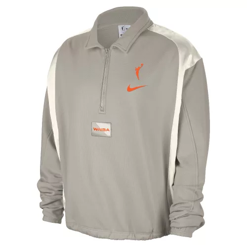 Team 13 Women's Nike WNBA Fleece Top College Grey/Phantom/Brilliant Orange – termékfotó, oldalnézet
