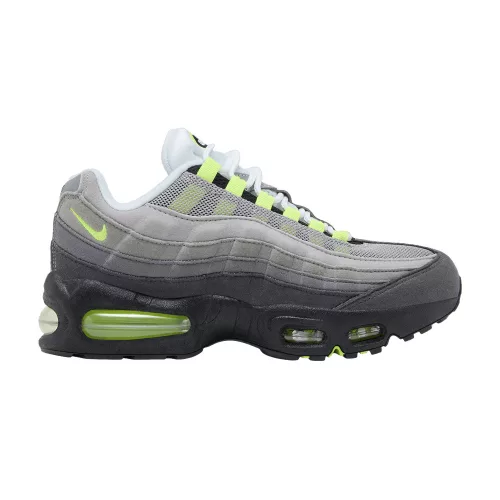 Nike Air Max 95 Big Bubble Neon (GS) gyerek alacsony szárú utcai sneaker fekete sárga szürke