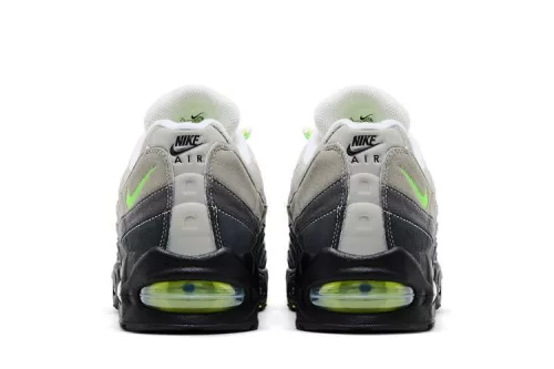 Nike Air Max 95 Big Bubble Neon (GS) gyerek alacsony szárú utcai sneaker fekete sárga szürke