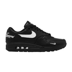   Supreme x Nike Air Max 1 '87 SP 'Black White' férfi alacsony szárú utcai sneaker fekete