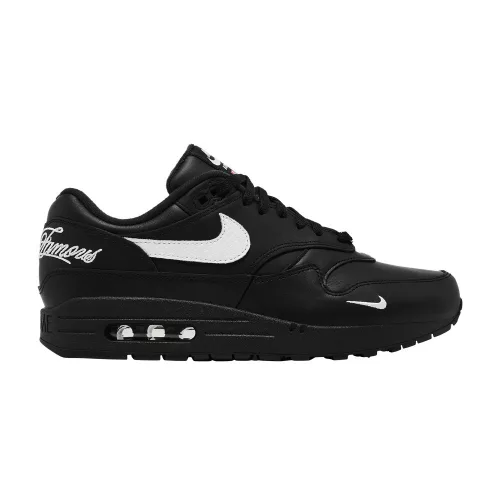 Supreme x Nike Air Max 1 '87 SP 'Black White' férfi alacsony szárú utcai sneaker fekete