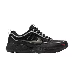 Nike Air Zoom Spiridon Black Metallic Silver alacsony szárú sneaker – termékfotó, oldalnézet