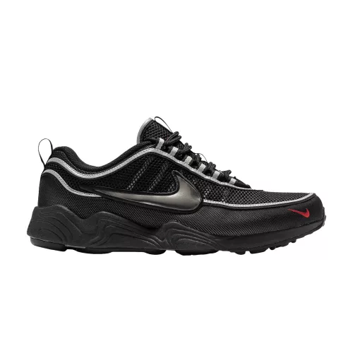 Nike Air Zoom Spiridon Black Metallic Silver alacsony szárú sneaker – termékfotó, oldalnézet