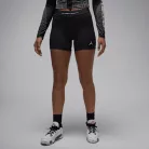 Jordan Sport Leak Protection: Period Women's Shorts Black/White – termékfotó, oldalnézet