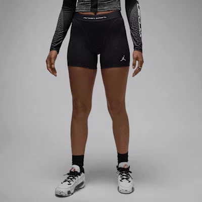 Jordan Sport Leak Protection: Period Women's Shorts Black/White – termékfotó, oldalnézet