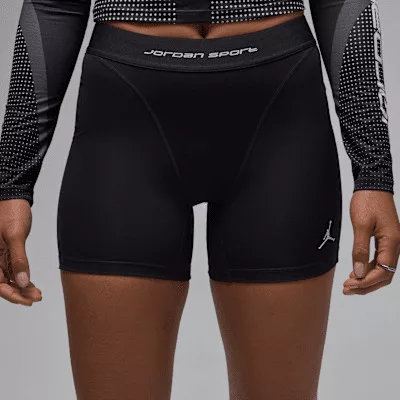 Jordan Sport Leak Protection: Period Women's Shorts Black/White – termékfotó, oldalnézet