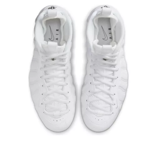 Nike Air Foamposite One Triple White alacsony szárú sneaker – termékfotó, oldalnézet