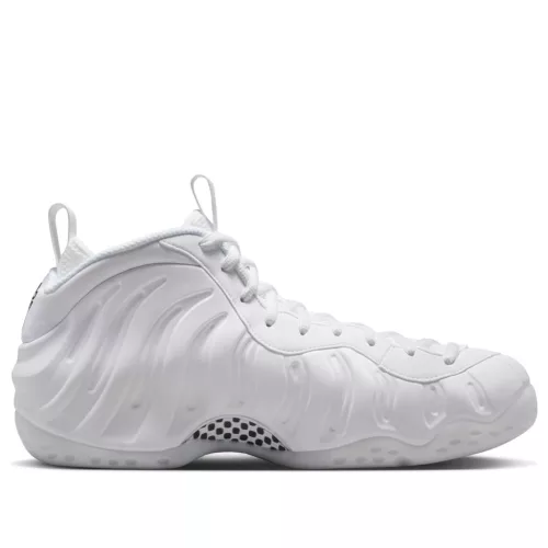Nike Air Foamposite One Triple White alacsony szárú sneaker – termékfotó, oldalnézet
