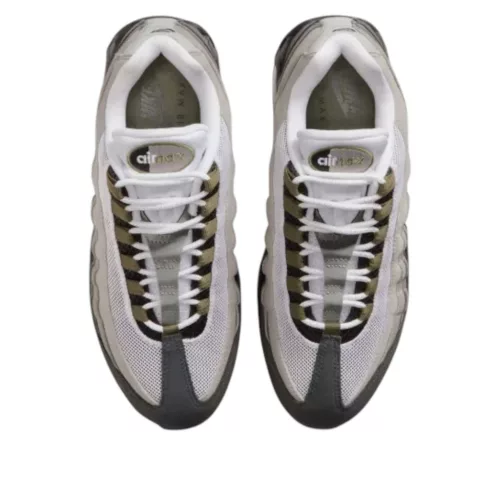 Nike Air Max 95 OG Big Bubble Black Medium Olive (Women's) alacsony szárú sneaker – termékfotó, oldalnézet