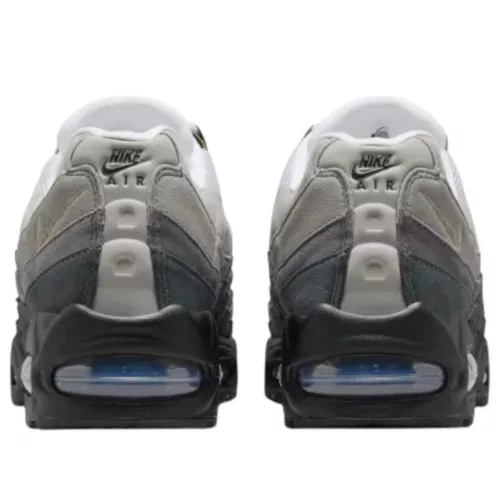 Nike Air Max 95 OG Big Bubble Black Medium Olive (Women's) alacsony szárú sneaker – termékfotó, oldalnézet