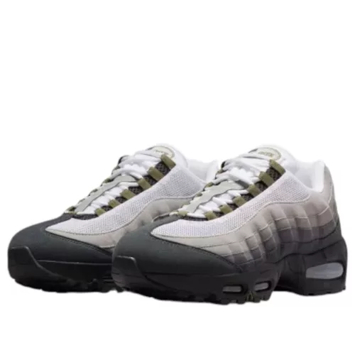 Nike Air Max 95 OG Big Bubble Black Medium Olive (Women's) alacsony szárú sneaker – termékfotó, oldalnézet