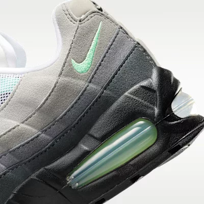 Nike Air Max 95 OG Big Bubble Fresh Mint (Women's) alacsony szárú sneaker – termékfotó, oldalnézet