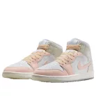 Jordan 1 Mid SE White Sea Glass Glacier Blue Guava Ice közepes szárú sneaker – termékfotó, oldalnézet