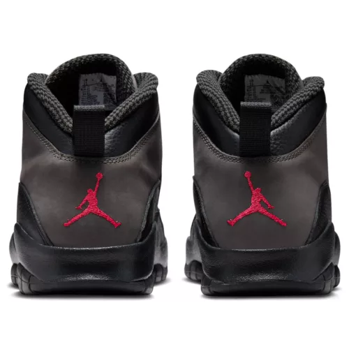 Jordan 10 Retro Shadow (2025) alacsony szárú sneaker – termékfotó, oldalnézet