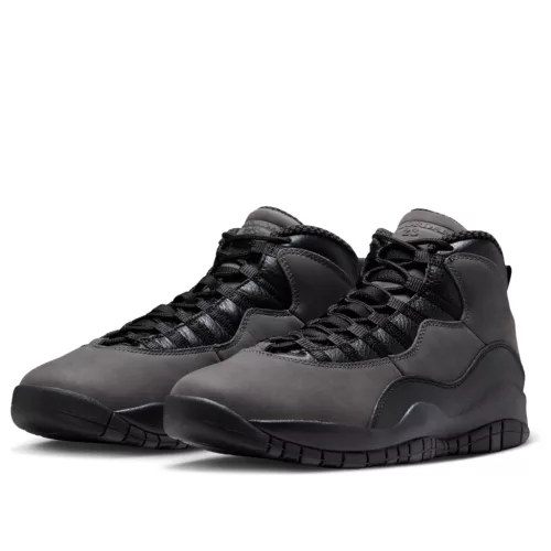 Jordan 10 Retro Shadow (2025) alacsony szárú sneaker – termékfotó, oldalnézet