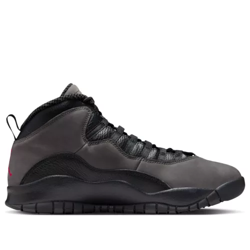Jordan 10 Retro Shadow (2025) alacsony szárú sneaker – termékfotó, oldalnézet