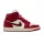Jordan 1 Mid SE Red Cracked Leather (Women's) közepes szárú sneaker – termékfotó, oldalnézet