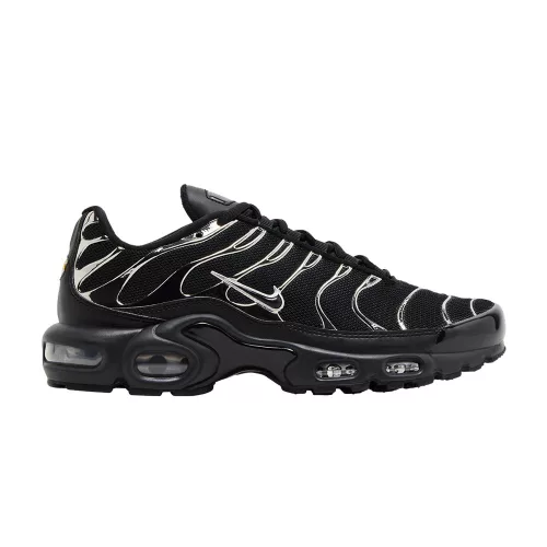 Nike Air Max Plus SE Black Chrome Silver (Women's) női alacsony szárú utcai sneaker fekete