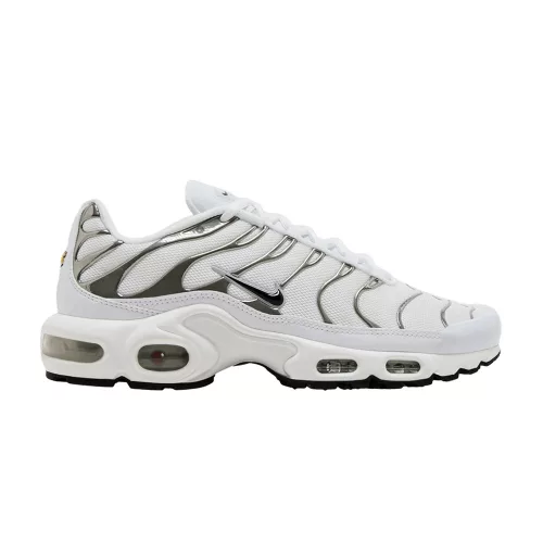 Nike Air Max Plus SE White Metallic Silver (Women's) alacsony szárú sneaker – termékfotó, oldalnézet