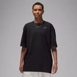 Jordan Essentials Women's Oversized T-Shirt Black – termékfotó, oldalnézet