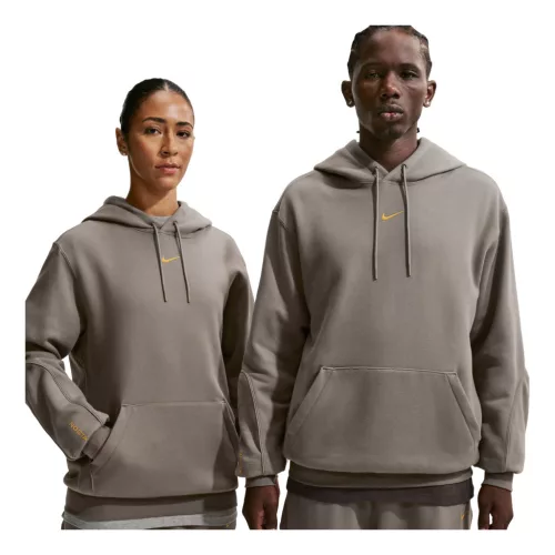 Nike x NOCTA Fleece CS Hoodie 2 Olive Grey – termékfotó, oldalnézet