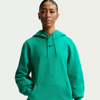 Nike x NOCTA Fleece CS Hoodie 2 Neptune Green – termékfotó, oldalnézet
