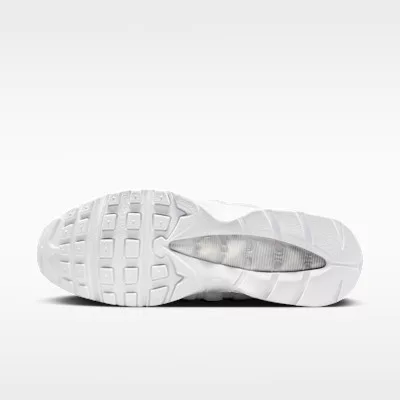 Nike Air Max 95 OG Big Bubble Triple White alacsony szárú sneaker – termékfotó, oldalnézet