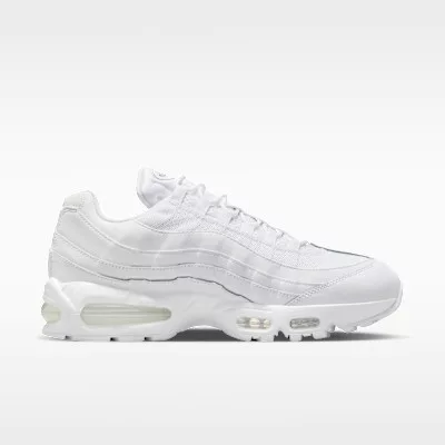 Nike Air Max 95 OG Big Bubble Triple White alacsony szárú sneaker – termékfotó, oldalnézet