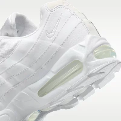 Nike Air Max 95 OG Big Bubble Triple White alacsony szárú sneaker – termékfotó, oldalnézet