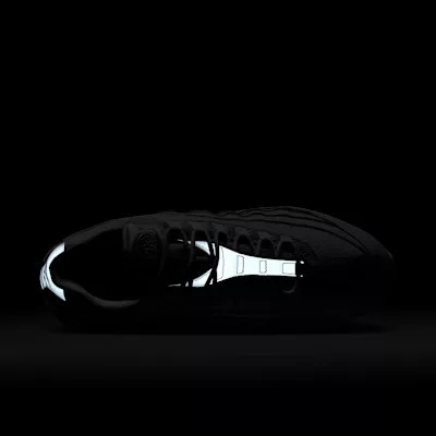 Nike Air Max 95 OG Big Bubble Triple White alacsony szárú sneaker – termékfotó, oldalnézet