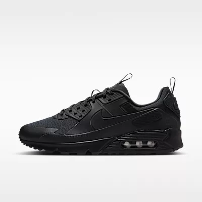 Nike Air Max 90 Drift Triple Black alacsony szárú sneaker – termékfotó, oldalnézet