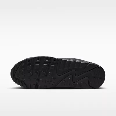 Nike Air Max 90 Drift Triple Black alacsony szárú sneaker – termékfotó, oldalnézet