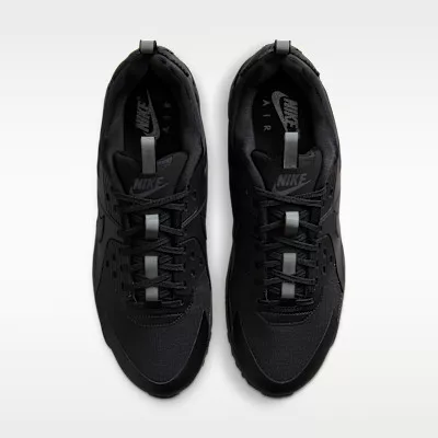 Nike Air Max 90 Drift Triple Black alacsony szárú sneaker – termékfotó, oldalnézet
